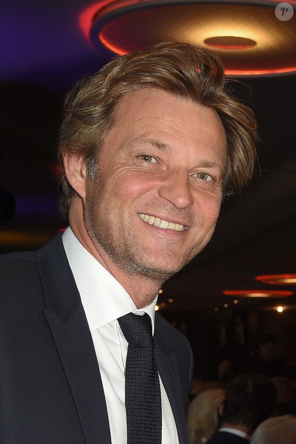 Laurent Delahousse au 90ème anniversaire de Line Renaud sur le Bateau Potel et Chabot "Pavillon Seine" à Paris, le 2 juillet 2018.

Photo : Coadic Guirec / Bestimage