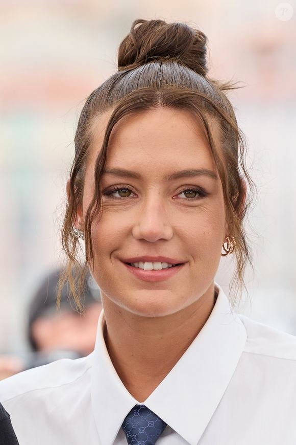 Adèle Exarchopoulos - Photocall du film "L'Amour Ouf" (Beating Hearts / Compétition) lors du 77ème Festival International du Film de Cannes (14 - 25 mai 2024), le 24 mai 2024. © Moreau / Jacovides / Bestimage 