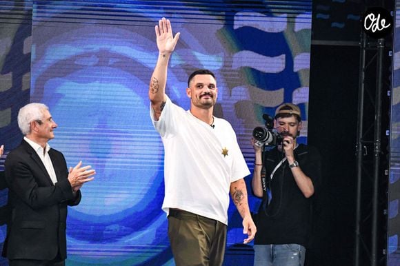 Florent Manaudou - Hommage à Florent Manaudou lors des Championnats d'Europe de natation au centre aquatique olympique à Saint-Denis le 15 août 2026

© Baptiste Autissier / PsnewZ / Bestimage