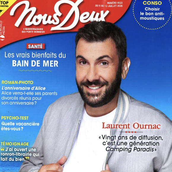 Laurent Ournac en couverture de "Nous deux".