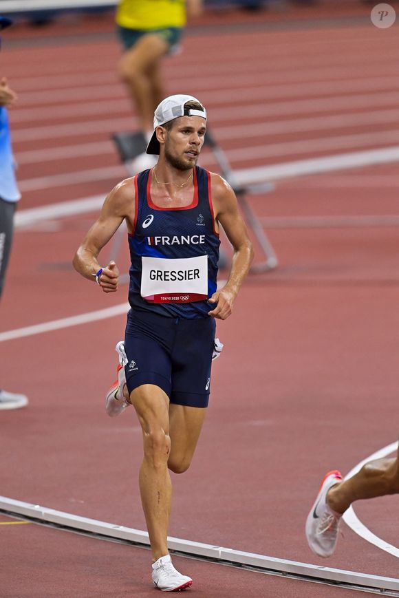 Jimmy Gressier (fra) lors de la demi-finale 5000m hommes aux Jeux Olympiques de Tokyo 2020, au stade olympique, à Tokyo, Japon, le 3 août 2021. © Jean-Baptiste Autissier/Panoramic/Bestimage