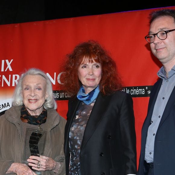 Micheline Presle, Sabine Azéma - 11ème cérémonie des Prix Henri Langlois au studio 104 de la Maison de la Radio à Paris le 11 avril 2016. A cette occasion, Claudia Cardinale à fêté ses 60 ans de carrière lors de cette cérémonie à 3 jours de son 78ème anniversaire. © CVS / Bestimage