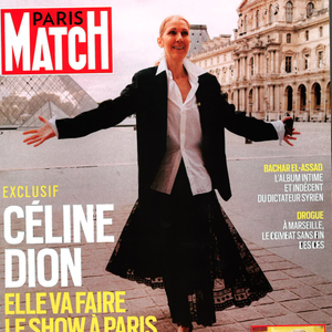 "Paris Match" du jeudi 26 décembre 2024, Céline Dion.