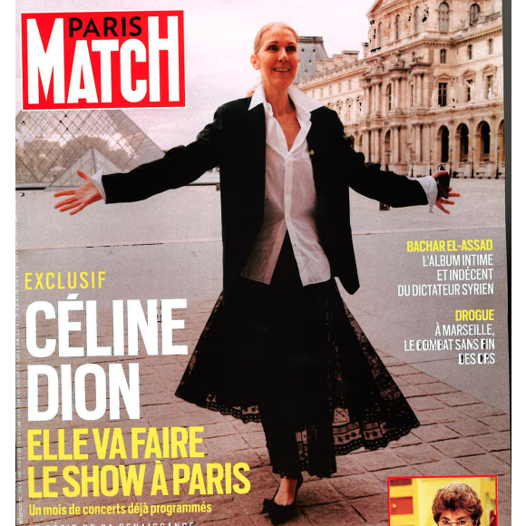 "Paris Match" du jeudi 26 décembre 2024, Céline Dion.