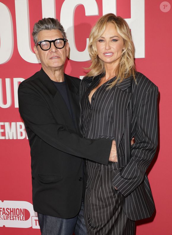 Marc Lavoine et Adriana Karembeu au photocall du "concerto pour la paix" de Omar Harfouch au Théâtre des Champs-Elysées à Paris le 18 septembre 2024.

© Coadic Guirec / Bestimage