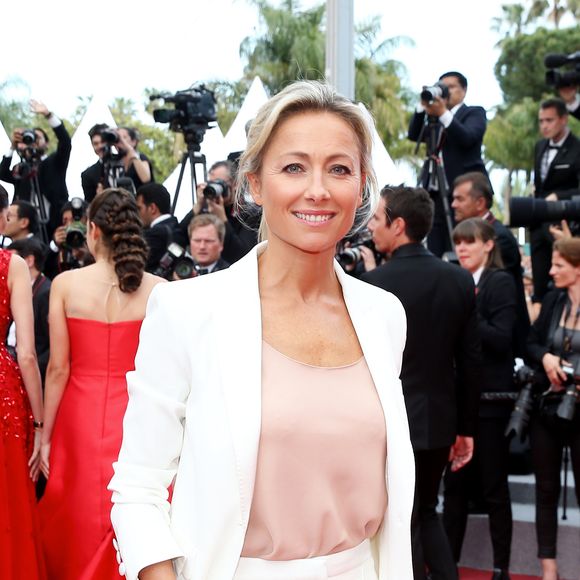 Anne-Sophie Lapix - Montée des marches du film « Ahlat Agaci » lors du 71ème Festival International du Film de Cannes. Le 18 mai 2018 
© Borde-Jacovides-Moreau/Bestimage
