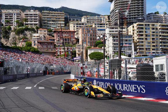 McLaren's Lando Norris lors du Monaco Grand Prix au circuit de Monaco, Monte Carlo. Date de la photo : dimanche 25 mai 2025. Grand Prix de Monaco - Course - Circuit de Monaco ... 25-05-2025. Le crédit photo doit être lu comme suit : David Davies/PA Wire.