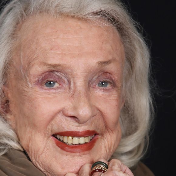 Exclusif - Micheline Presle - Studio photo lors de la 11ème cérémonie des Prix Henri Langlois au studio 104 de la Maison de la Radio à Paris le 11 février 2016. © Denis Guignebourg/Bestimage