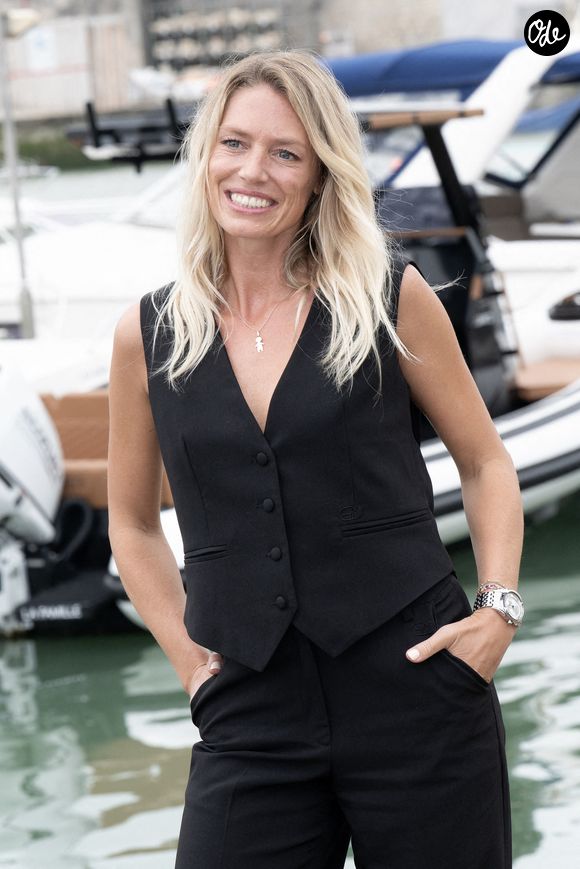 Aurore Delplace participe à la séance photo de la série « Un si grand soleil » lors du 27e Festival de fiction de La Rochelle, le 20 septembre 2025 à La Rochelle, en France.Photo de David NIVIERE/ABACAPRESS.COM