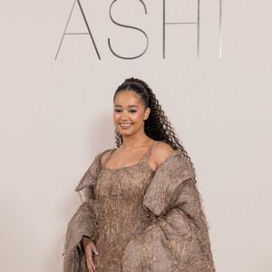 Lena Mahfouf au photocall du défilé Ashi Studio Collection Haute Couture lors de la Fashion Week de Paris, le 29 janvier 2026. 

© Jeremy Melloul/Bestimage