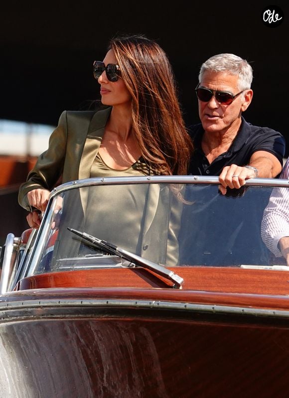 George et Amal Clooney arrivent à Venise lors du 83ème Festival International du Film de Venise (Mostra), à Venise, Italie, le 1er septembre 2026. © Cobra Team/Backgrid/Bestimage