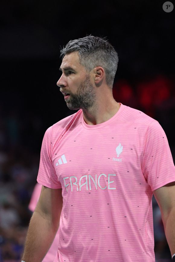 Luka Karabatic lors des JO de Paris 2024 au Stade Pierre Mauroy de Lille, France, le 7 août 2024. © Laurent Sanson/Panoramic/Bestimage