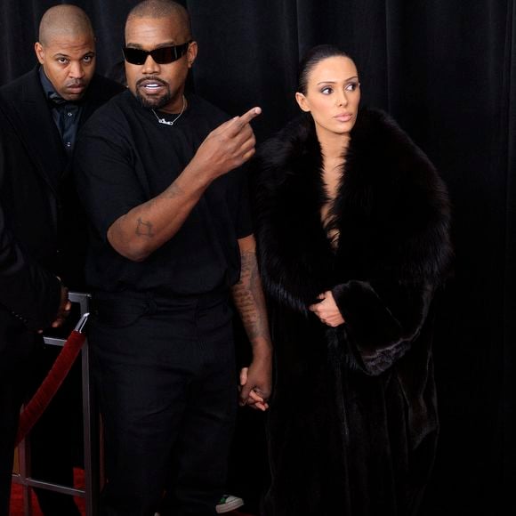 Kanye West et Bianca Censori aux Grammy Awards le 2 février 2025 © PI via ZUMA Press Wire