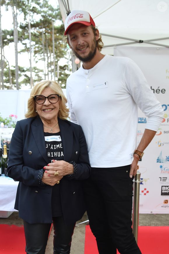 Exclusif -  Nicoletta et Amaury Leveaux - Treizécinq organise le second trophée de pétanque "Ne perdez pas la boule" au profit de la fondation pour la recherche sur Alzheimer au boulodrome de la Boule du Lac Saint James au bois de Boulogne à Paris, France, le 20 septembre 2018. © Bellak-Gorassini/Bestimage
