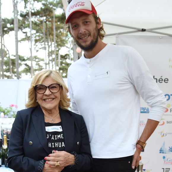 Exclusif -  Nicoletta et Amaury Leveaux - Treizécinq organise le second trophée de pétanque "Ne perdez pas la boule" au profit de la fondation pour la recherche sur Alzheimer au boulodrome de la Boule du Lac Saint James au bois de Boulogne à Paris, France, le 20 septembre 2018. © Bellak-Gorassini/Bestimage