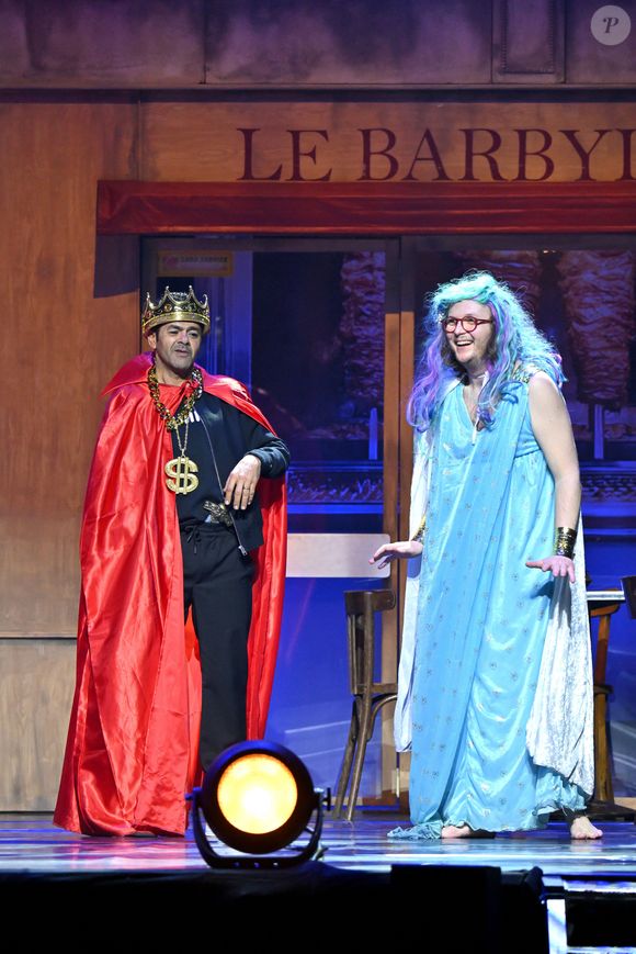 Jamel Debbouze était sur la scène du Palais Nikaia à Nice, le 27 février 2025, pour présenter son Jamel Comedy Club où se sont succédés Antek, Doully, Ilyes Djadel, Julien Santini, Nordine Ganso, Redouane Harjane et Kino en première partie © Bruno Bebert/Bestimage