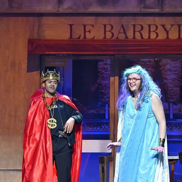 Jamel Debbouze était sur la scène du Palais Nikaia à Nice, le 27 février 2025, pour présenter son Jamel Comedy Club où se sont succédés Antek, Doully, Ilyes Djadel, Julien Santini, Nordine Ganso, Redouane Harjane et Kino en première partie © Bruno Bebert/Bestimage