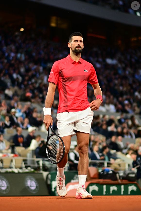 Novak Djokovic ( Serbia ) during the 2025 French Open at Roland Garros on Juin 04, 2025 in Paris, France. © Dante Badano / PSNewz /Bestimage