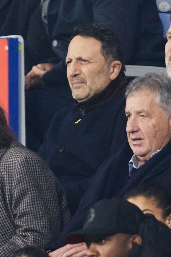 Arthur (Jacques Essebag) - Célébrités assistent au match de Ligue des Nations entre la France et l' Israël (0-0) au Stade de France à Saint-Denis le 14 novembre 2024. © Cyril Moreau/Bestimage