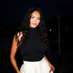 Exclusif - Nabilla Vergara en backstage de l'émission "C à vous" lors du 78ème Festival International du Film de Cannes le 21 mai 2025. © Jack Tribeca / Bestimage