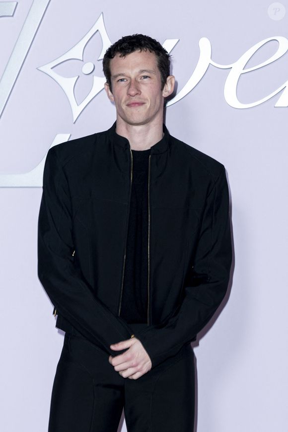 Callum Turner - Photocall pour le défilé Louis Vuitton prêt à porter hommes Automne / hiver  2025 - 2026 lors de la fashion week à Paris le 21 2025. © Olivier Borde /Bestimage