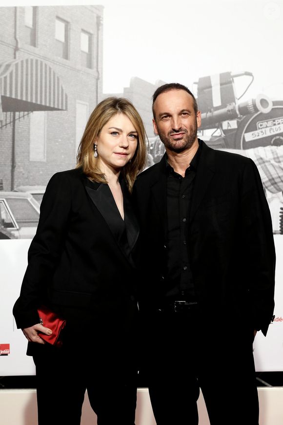 Emilie Dequenne et son mari Michel Ferracci - Photocall de la cérémonie d'ouverture à la Halle Tony Garnier du 11ème Festival Lumiere 2019 de Lyon le 12 octobre 2019.
© Dominique Jacovides / Bestimage