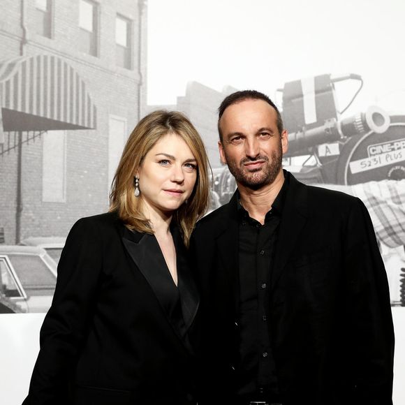 Emilie Dequenne et son mari Michel Ferracci - Photocall de la cérémonie d'ouverture à la Halle Tony Garnier du 11ème Festival Lumiere 2019 de Lyon le 12 octobre 2019.
© Dominique Jacovides / Bestimage