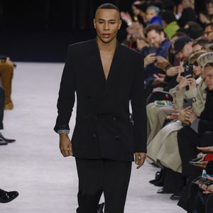 Olivier Rousteing - Défilé Balmain prêt-à-porter automne-hiver 2023/2024 lors de la Fashion Week de Paris (PFW) le 1er mars 2023