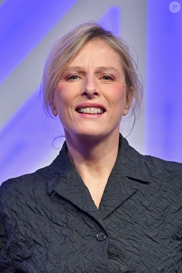 Karin Viard assiste à la deuxième journée du festival Series Mania le 16 mars 2024 à Lille, dans le nord de la France. Photo par Franck Castel/ABACAPRESS.COM