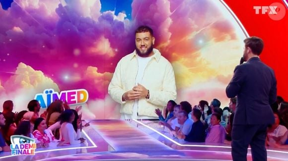 Ahmed éliminé lors de la demi-finale de "Secret Story" prêt à retrouver Christophe Beaugrand (Capture d'écran TFX - 31 juillet 2025).