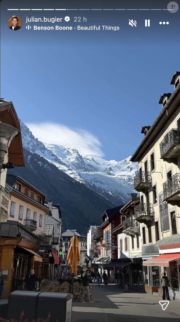 Julian Bugier a partagé des images de son séjour au ski. Capture d'écran Instagram