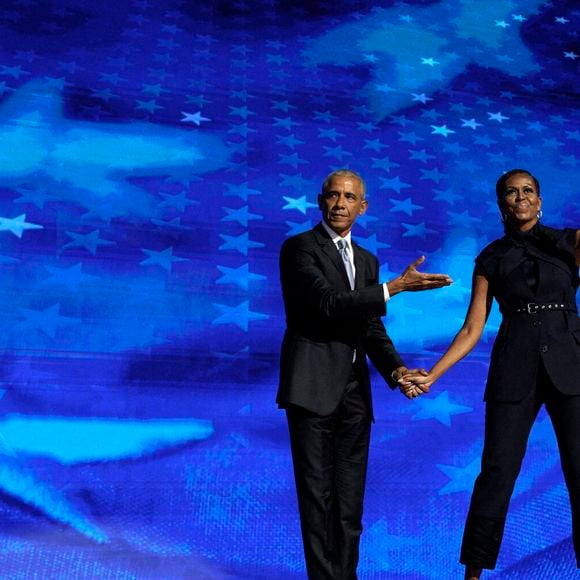 Des rumeurs évoquent la séparation de Michelle et Barack Obama

L'ancien président américain Barack Obama et la première dame Michelle Obama lors de la deuxième journée de la Convention nationale du parti démocrate (DNC) au United Center à Chicago, Illinois, le 20 août 2024. Photo by Yuri Gripas/ABACAPRESS.COM