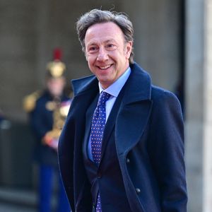 Stéphane Bern - Arrivées au dîner d'état au palais de l'Elysée à Paris donné en l'honneur du roi et de la reine de Danemark le 31 mars 2025.

© Christian Liewig / Bestimage