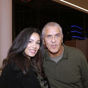 Samy Naceri et sa compagne Sofia Athena - Personnalités lors de la soirée de remise des "Baguettes d'or 2024" à Monsieur Zhao Qing dans son restaurant Sushi Way à Créteil. Le 20 mars 2024 © Cédric Perrin / Bestimage
