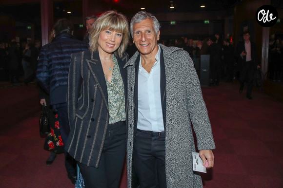Nagui et sa femme Mélanie Page lors du Gala de la Fondation Recherche Alzheimer placée sous le signe de l’émotion et du partage avec un concert unique sur le thème "2 générations chantent pour la 3ème" à l’Olympia à Paris le 17 mars 2025.

© Olivier Borde - Bertrand Rindoff/Bestimage