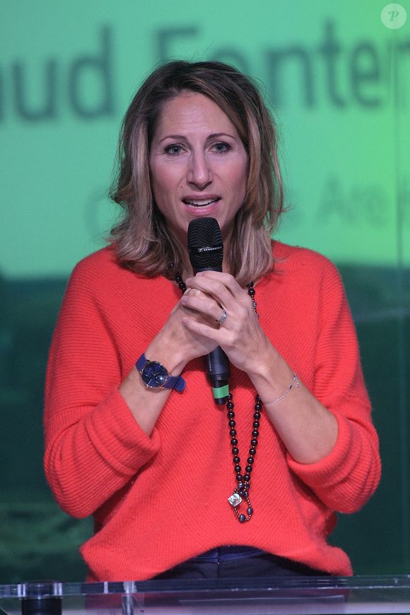 Maud Fontenoy à la cérémonie officielle de lancement des programmes pédagogiques de la Maud Fontenoy Foundation à l'Aquarium de Paris le 26 novembre 2021. © Bestimage