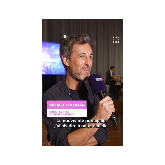 Michaël Goldman le directeur de la Star Academy.
Crédit : TF1