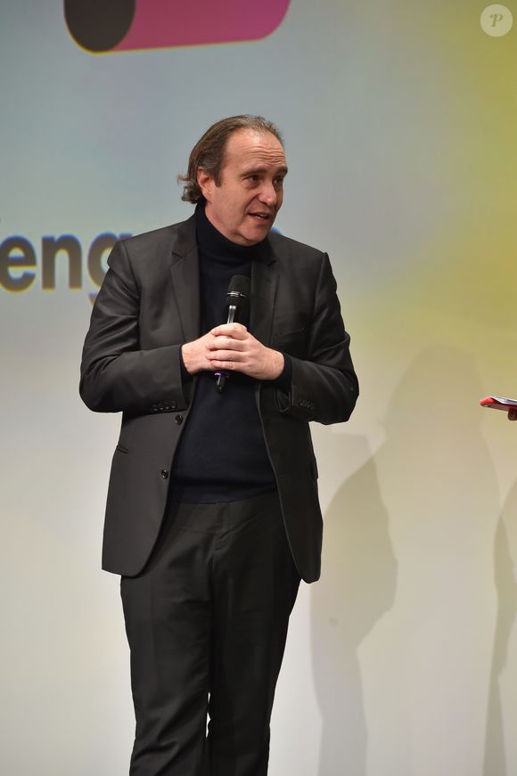 Xavier Niel - Soirée des Lauréats 2017 de la Fondation "La France s'engage" à Paris, le 15 décembre 2017. La fondation de François Hollande récompense 12 associations et entreprises innovantes à la Station F à Paris, le nouveau temple parisien des start-up. © Lionel Urman/Bestimage
