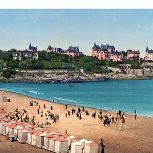 Il s'agit de la Bretagne, région la plus accueillante de France

Photo couleur de la plage de Dinard, France. Datée de 1895 Photo by World History Archive/ABACAPRESS.COM