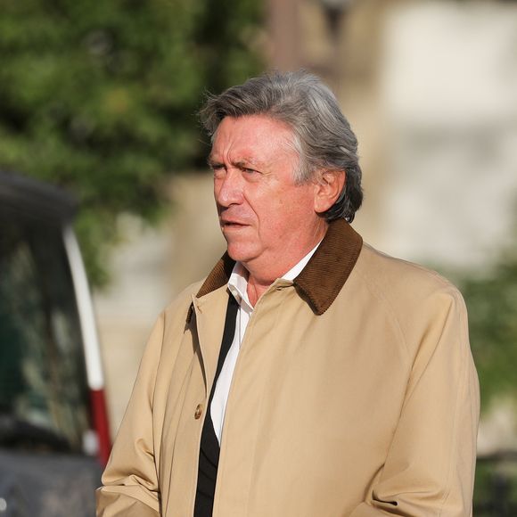 Jacques Legros - Arrivées aux obsèques de Etienne Mougeotte en l'église Saint-François-Xavier à Paris. Le 13 octobre 2021
© Jacovides-Clovis / Bestimage