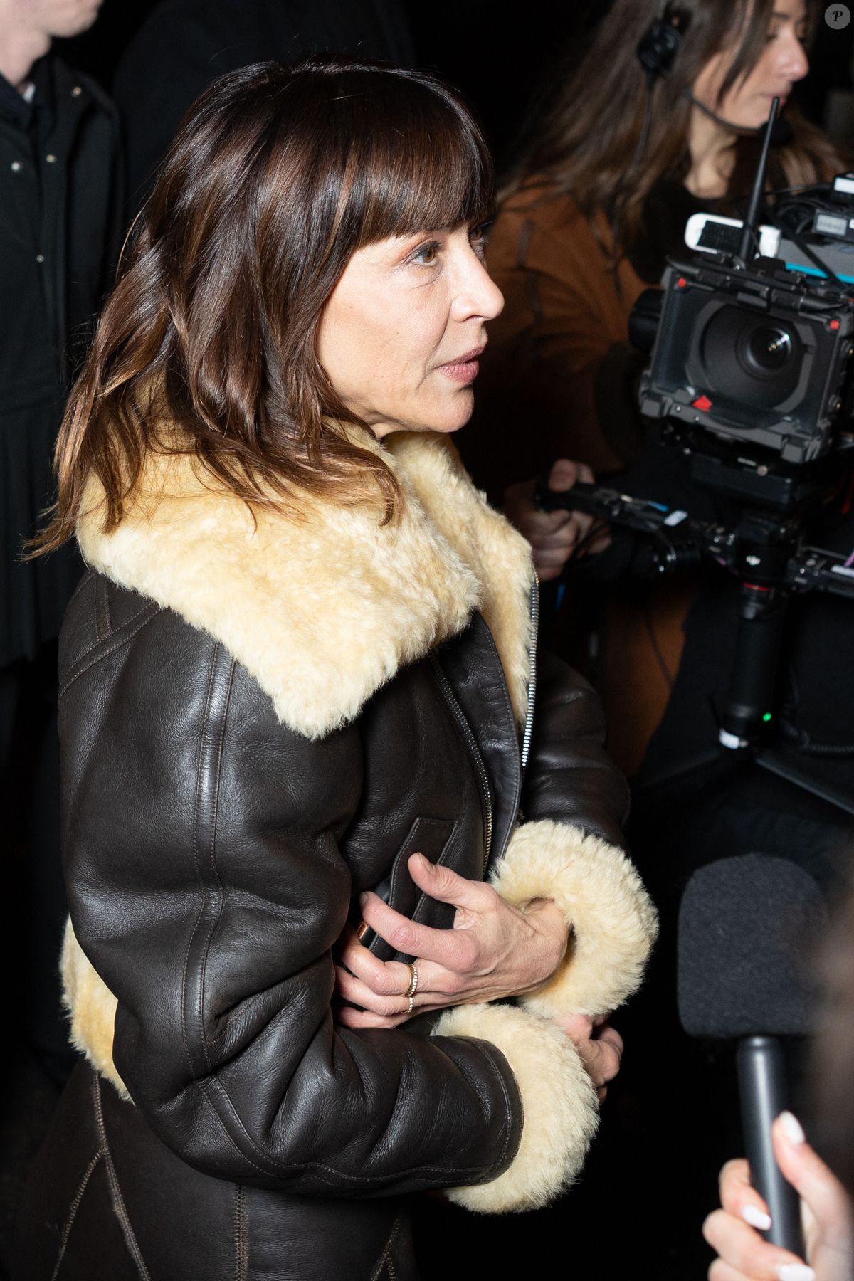 Fashion Week Paris Janvier 2026 2026.Photo : Sophie Marceau - Les célébrités au défilé Jacquemus "Collection ...