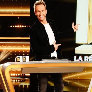 Exclusif - Cyril Feraud lors de l'enregistrement de l'émission "100% logique" présentée par C. Feraud et qui sera diffusée le le 4 octobre 2025 sur France 2 au studio du Lendit à Saint-Denis, France, le 12 mars 2025. © Christophe Clovis/Bestimage
