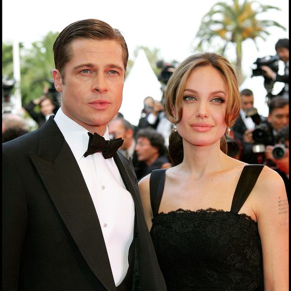 Brad Pitt et Angelina Jolie - 60ème Festival de Cannes 2007 - Montée des marches du film : A Mighty Heart. (Guillaume Gaffiot/Bestimage).
