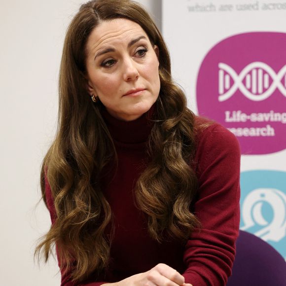 Catherine (Kate) Middleton, princesse de Galles à l'hôpital Royal Marsden, où elle a reçu son traitement contre le cancer, à Londres, Royaume-Uni, le 14 janvier 2025. © Chris Jackson/WPA-Pool/Bestimage
