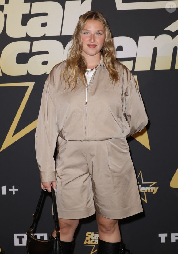 Helena Bailly (Star Academy 12) - Photocall de la soirée de lancement de la 13ème saison de la "Star Academy" au cinéma Le Grand Rex à Paris. La Star Academy 2025 sera diffusée à partir du 18 octobre 2025 sur TF1.
© Guirec Coadic/Bestimage