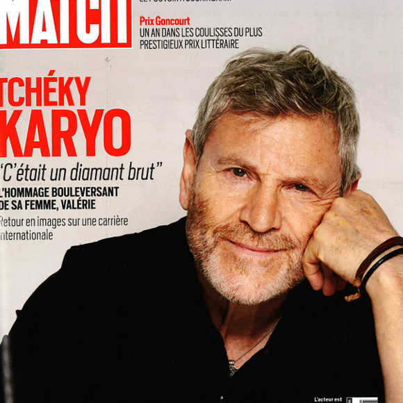 Tchéky Karyo en couverture du numéro du 6 novembre 2025 de "Paris Match"