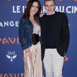 Fabienne Carat et Elie Semoun assistent à la première du film « David » à Paris, en France, le 15 février 2026. Photo de Jérôme Domine/ABACAPRESS.COM