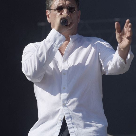 Marc Lavoine assiste à la Fête de l'Humanité 2019 au parc départemental Georges Valbon à La Courneuve, le 14 septembre 2019.