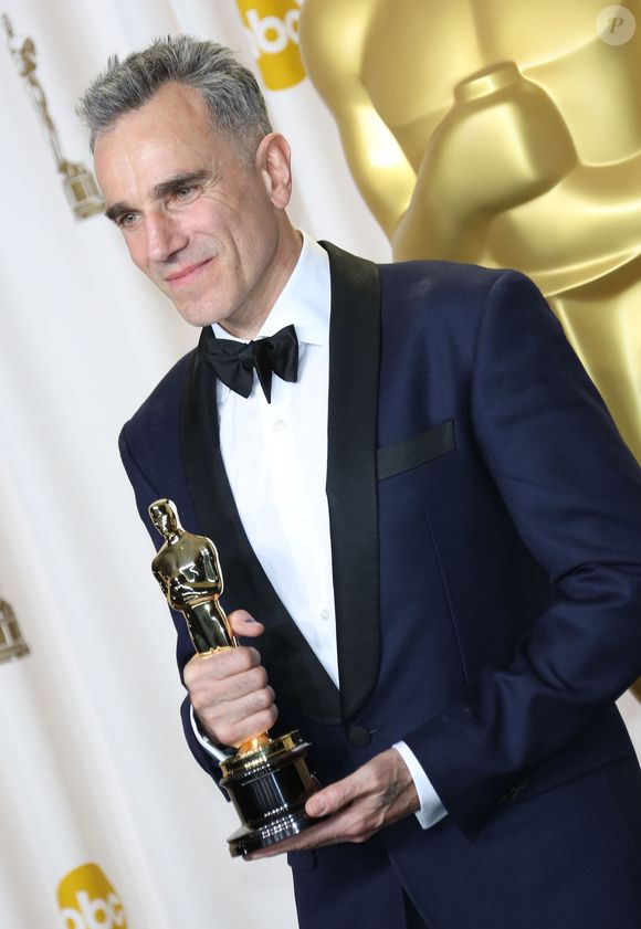 Daniel Day-Lewis - 85eme cérémonie des Oscars à Hollywood le 24 février 2013. FAMEFLYNET / BESTIMAGE