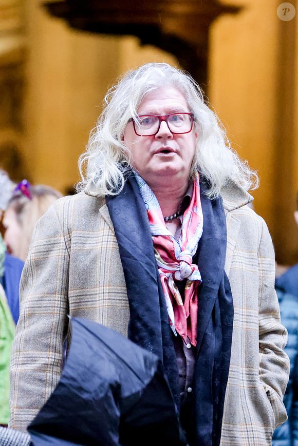 Pierre-Jean Chalençon - Sorties des obsèques de l'ancien ministre de la Culture Frédéric Mitterrand en l'Église Saint-Thomas d'Aquin à Paris. Le 26 mars 2024
© Jacovides-Moreau / Bestimage